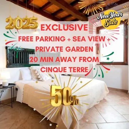 Seaview House Free Parking & Private Garden La Spezia